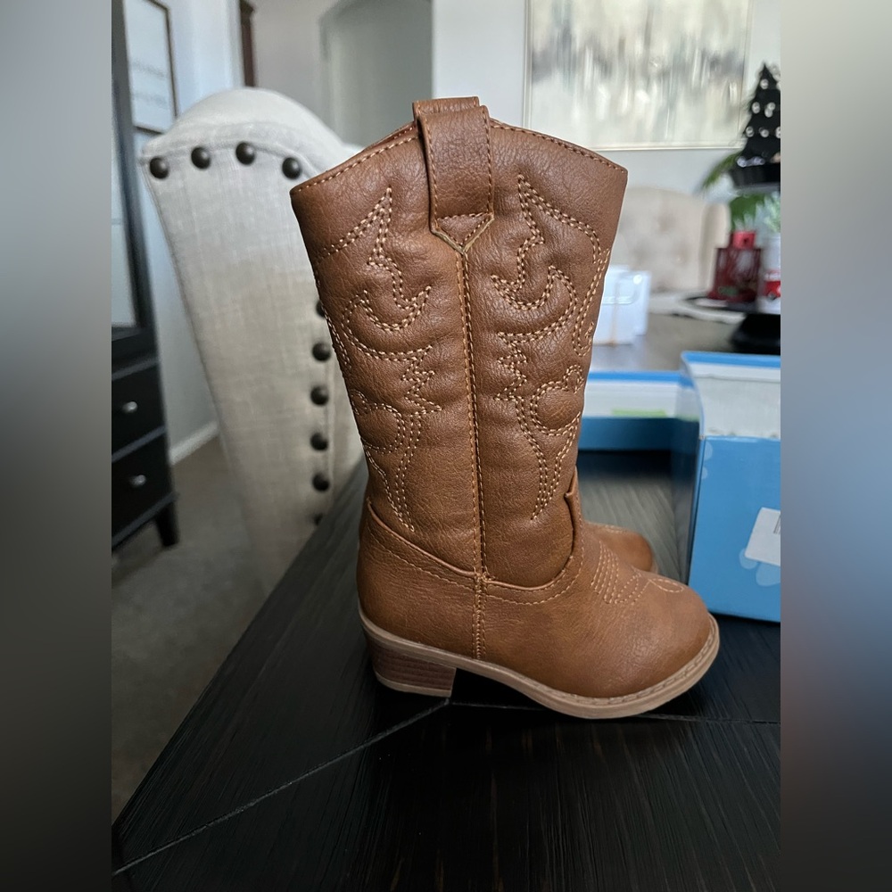 Kids' Classic Brown Western Boots